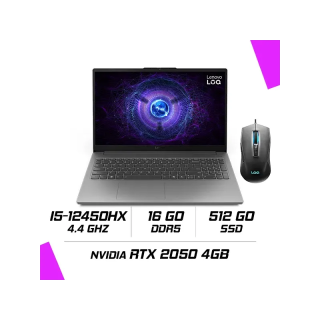LENOVO LOQ 15IAX9E Intel i5-12450HX/16GB DDR5/512GB SSD/15.6″ 144Hz/RTX 2050 4GB/FREEDOS (83LK0075FE)
