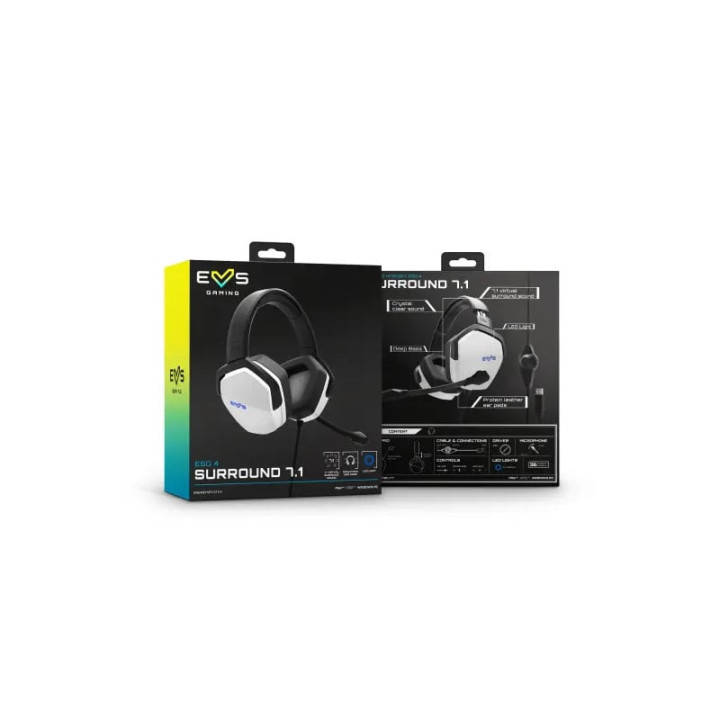 Energy Sistem Casque ESG 4 Surround 7.1 Blanc